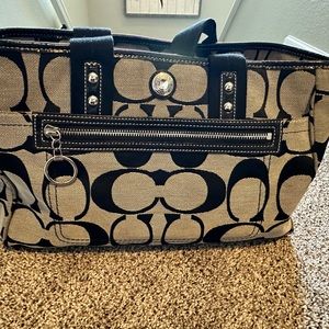 Coach No.E1193-F14878  Daisy Signature Tote Black